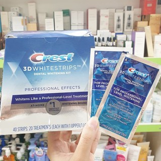 Miếng Dán Trắng Răng Crest 3D White