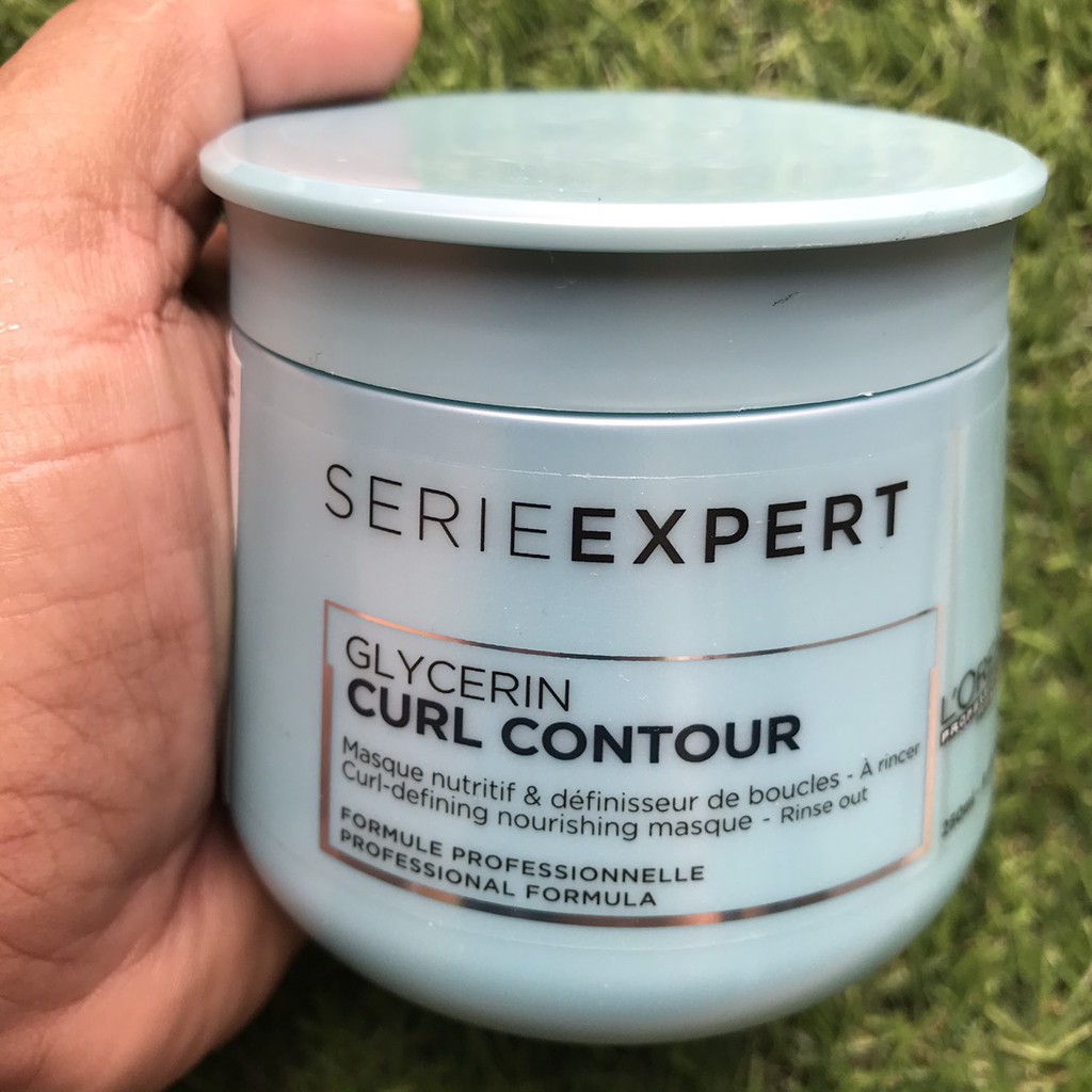 Dầu Hấp Chăm Sóc Tóc Uốn Glycerin Curl Contour Masque L'oréal 250ml