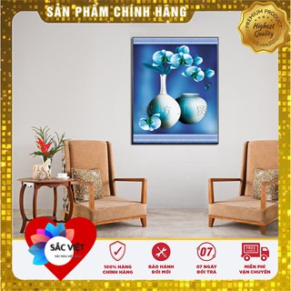Tranh thêu chữ thập hoa - DLH-YA880