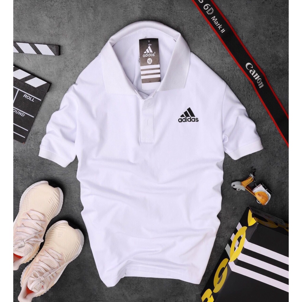 Áo POLO Nam cao cấp thiết kế cổ bẻ có LOGO ADIIDASS giá sĩ size M đến 4XL AD01