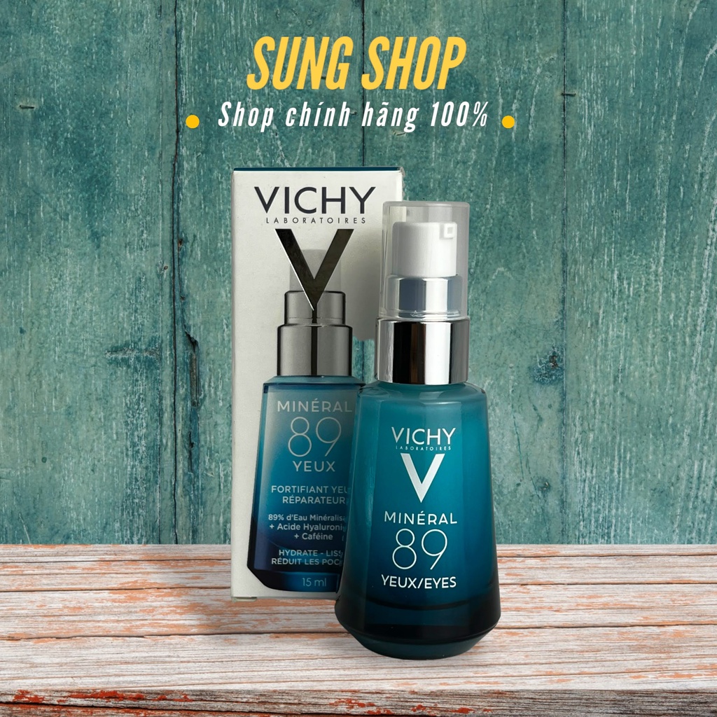 SERUM MẮT VICHY MINERAL 89 GIẢM QUẦNG THÂM GIẢM BỌNG MẮT NGĂN LÃO HÓA