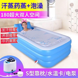 Hộp xông hơi ướt tại nhà Phòng xông hơi gia đình bồn tắm xông hơi gấp người lớn thùng mồ hôi phòng xông hơi giải độc mồ