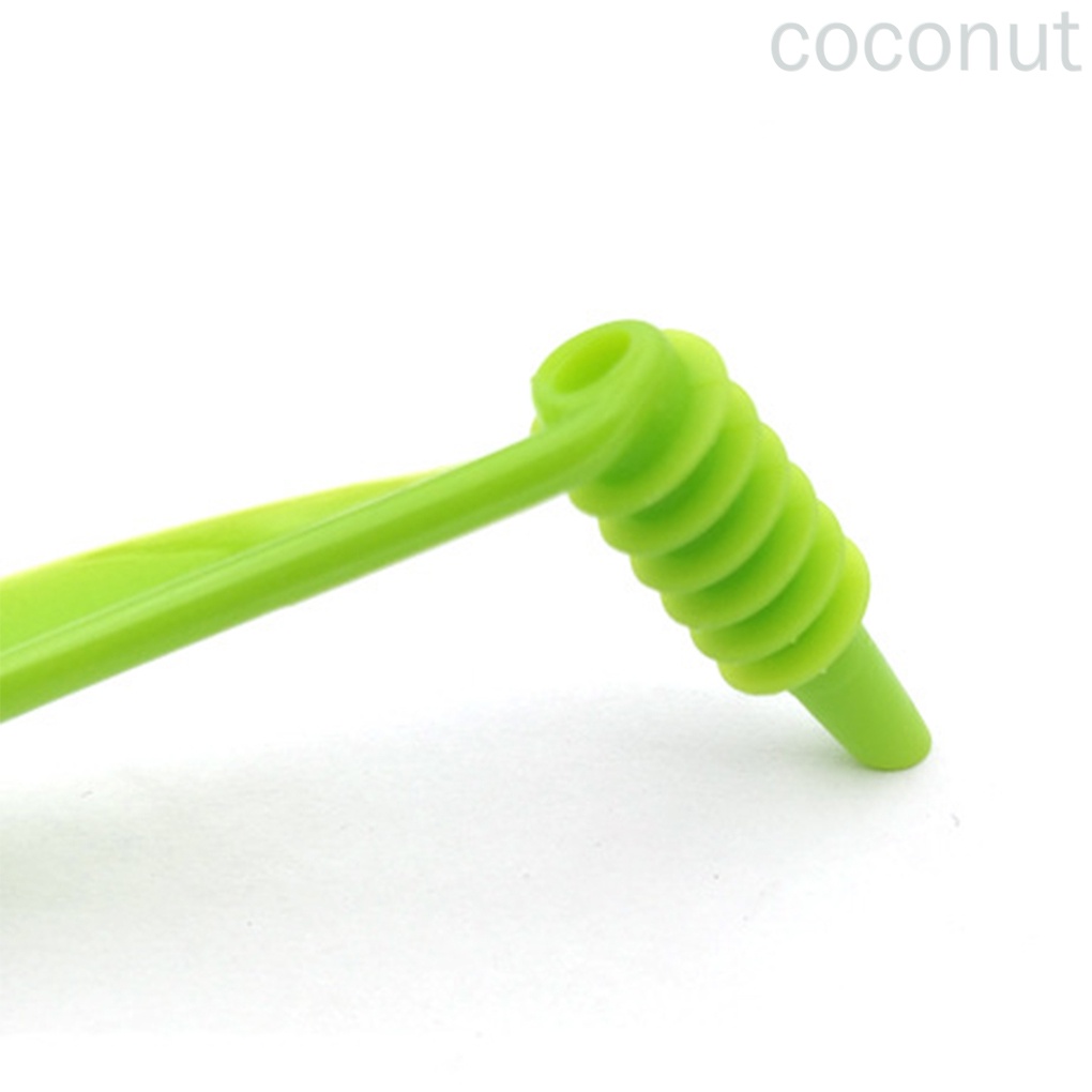 Dụng Cụ Cắt Lát Trái Cây Hình Xoắn Ốc Cầm Tay Bằng Nhựa Màu Ngẫu Nhiên