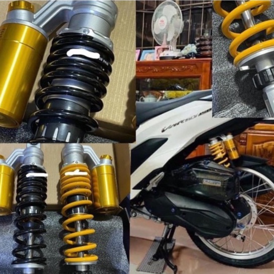 Phuộc sau ohlins BÌNH DẦU TRÊN  vario scoopy vision mio3