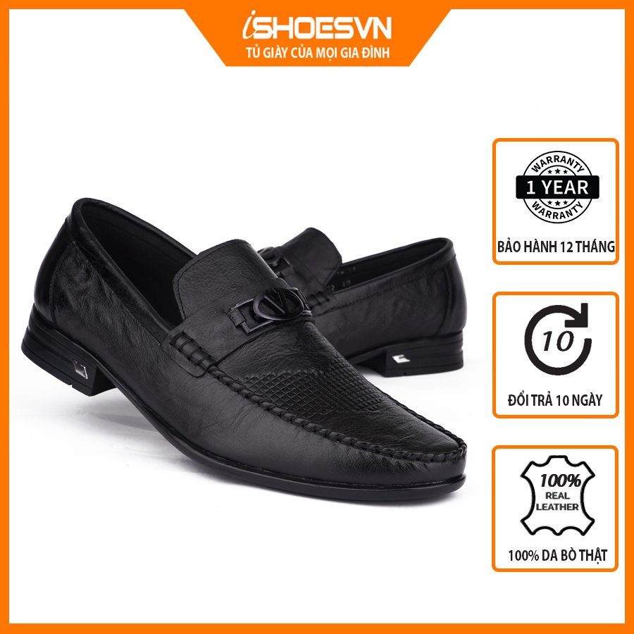 Giày Nam Công sở da bò thật ISHOESVN IS309