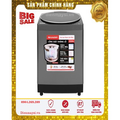 Máy giặt Sharp 11 kg ES-W110HV-S (Miễn phí giao tại HCM-ngoài tỉnh liên hệ shop)