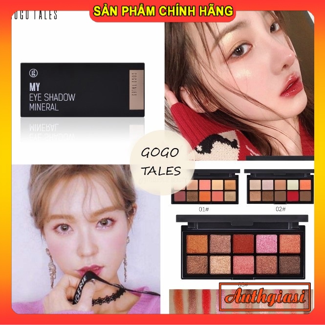 Bảng mắt Gogo Tales Eye Shadow 10 màu cực dễ dùng 01-04 | BigBuy360 - bigbuy360.vn