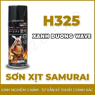 Sơn samurai màu xanh dương H325 - Chai sơn xịt samurai màu xanh dương