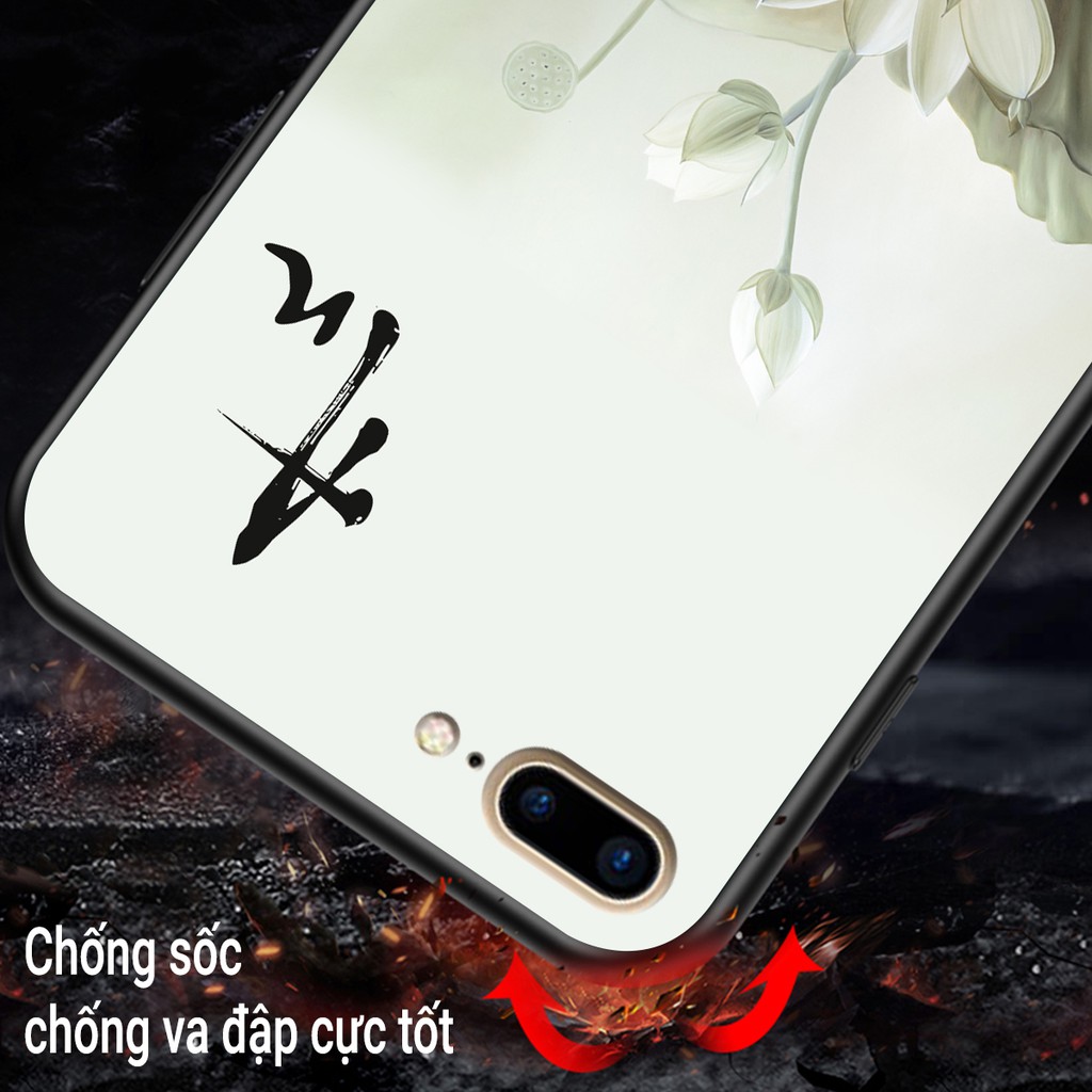 Ốp lưng Hoa Sen cho iPhone 5/5s - 6/6s - 6+/6 Plus - 7/8 - 7+/8 Plus - 11/11pro/11 Pro Max - 12 Mini/12/12 Pro Max
