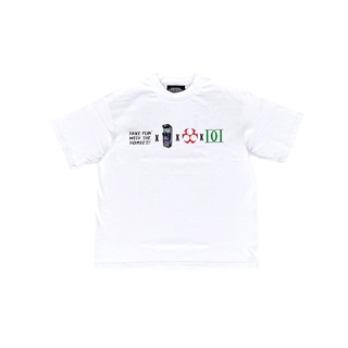 Áo thun White collabration tee, ao thun đep