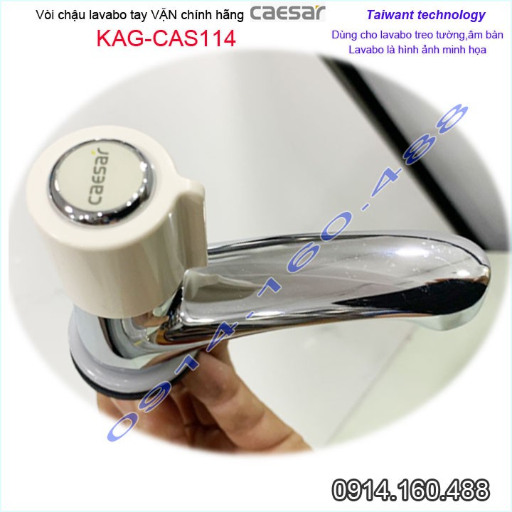 Vòi lạnh lavabo Caesar KAG-CAS114, vòi lavabo lạnh, vòi chậu rửa mặt cao cấp nước mạnh sử dụng tốt