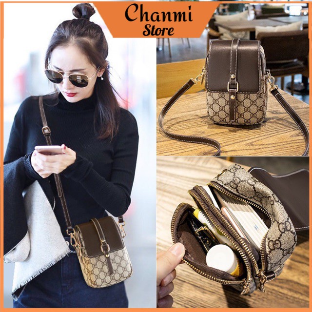 Túi Đeo Chéo Nữ Đựng Điện Thoại Da Mini - TDC072