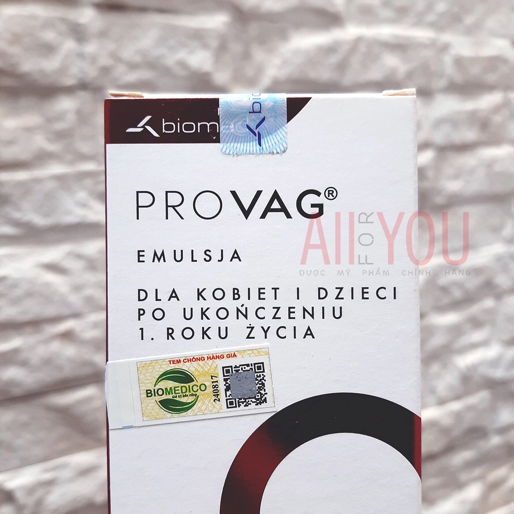 PROVAG Emulsion 150mL - Dung Dịch Vệ Sinh Phụ Khoa.