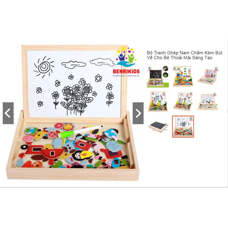 Bảng Ghép Tranh Nam Châm chủ đề động vật