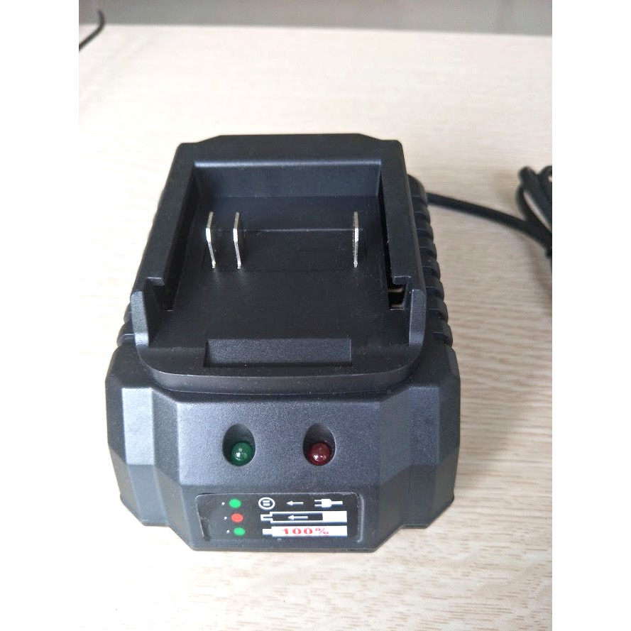 Đế sạc 21v cho máy khoan pin, máy siết bulong dùng pin 21v, 24v, 26v, 26v,...