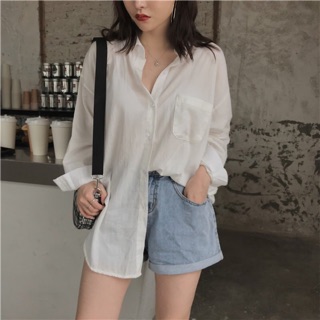 Áo sơ mi trắng thời trang nữ