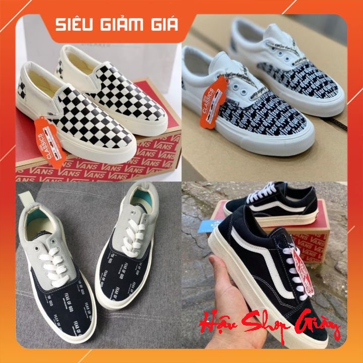 Xả kho] [FULL BOX+ BILL] GIÀY 𝐕𝐀𝐍𝐒 VAULT, OLD, CARO, FOG, Giày thể thao nam nữ 2021 hot trend