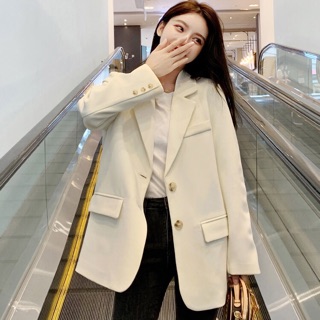 (Hàng có sẵn ) Áo Blazer kiểu dáng trẻ trung (có ảnh chụp thật)