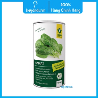 Bột cải bó xôi hữu cơ Raab Vitalfood