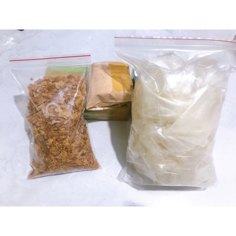 Combo 500gr bánh phơi sương + 100gr muối nhuyễn + 100gr hành phi