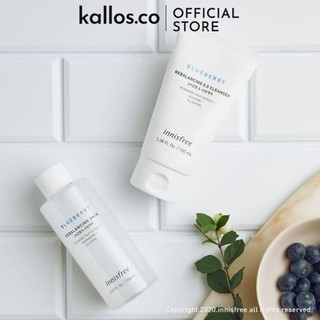 Sữa Rửa Mặt Innisfree Blueberry Rebalancing 5.5 Cleanser, Cleansing Water - Kallos Vietnam