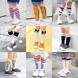 Vớ cotton cổ cao mỏng nhẹ dành cho trẻ em