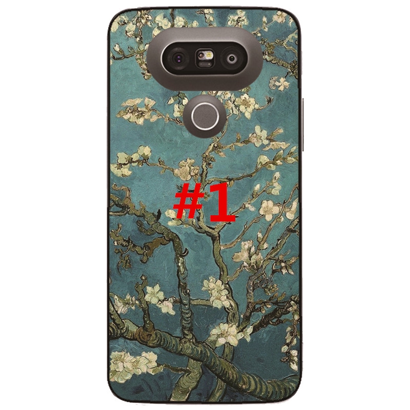 Ốp điện thoại TPU chống sốc hình Van Gogh cho LG G7 G6 G5 G4 G3 G2