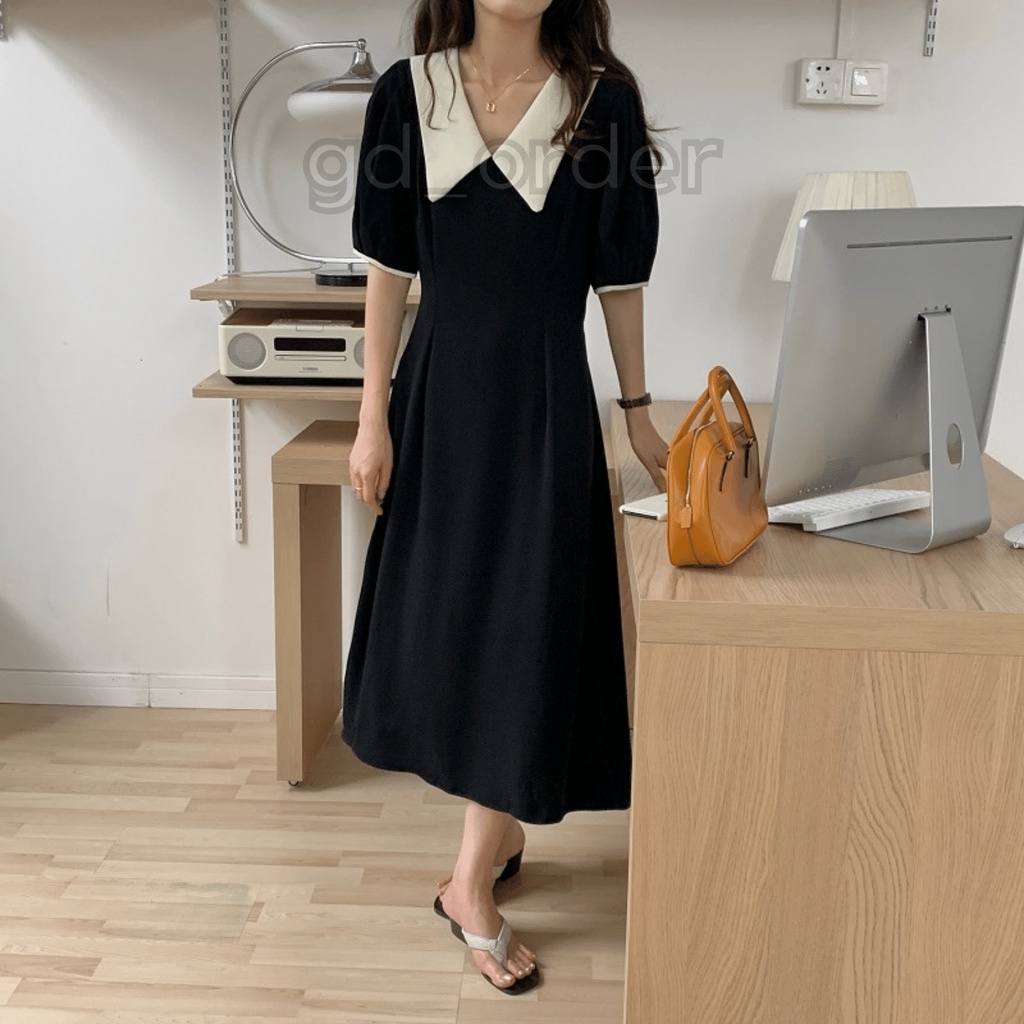 D43|Đầm nữ thanh lịch phong cách hàn quốc cho công sở gd_order