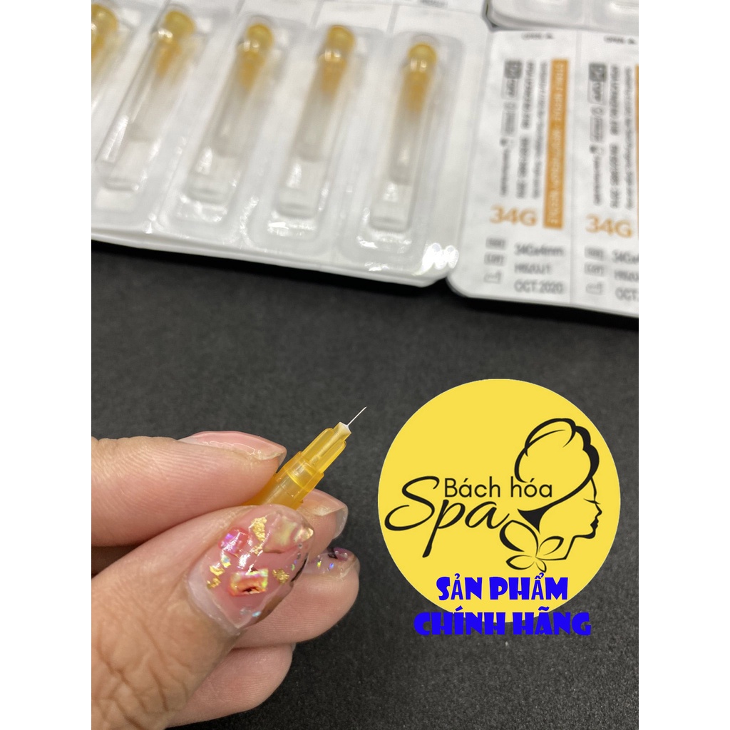 (VỸ 5 CÂY )KIM MESO NANO 34G SIÊU NHỎ-HÀN QUỐC