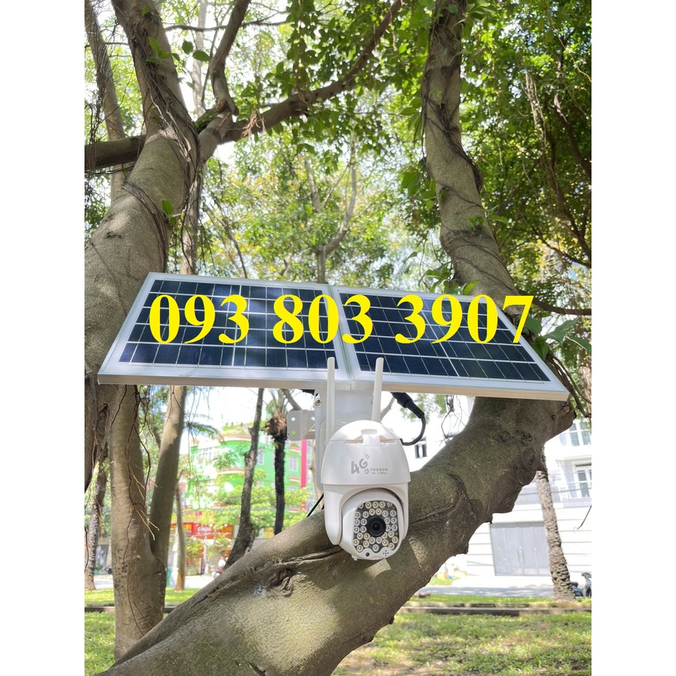 Camera Năng Lượng Mặt Trời 4G, Wifi 3.0MP Xoay 360° Đàm Thoại 2 Chiều Hỗ Trợ Phát Hiện Con Người, 3 Chế Độ Nhìn Vào Đêm