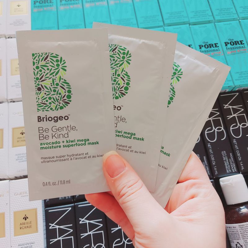 Mặt nạ dưỡng tóc BRIOGEO Be Gentle, Be KindTM Avocado + Kiwi Mega Moisture Superfoods Hair Mask