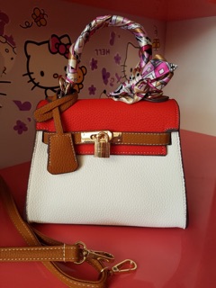 Túi HM kelly size 20 kèm khăn
