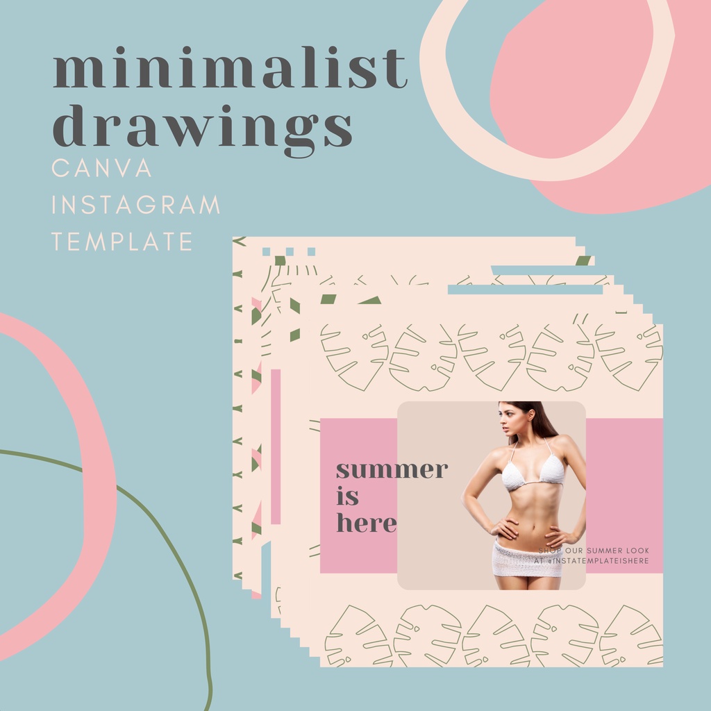 MINIMALIST Canva Instagram Template for Business - Template dành cho doanh nghiệp/shop/bán hàng