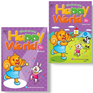 Sách: happy world - tiếng anh cho trẻ em, bộ 5b