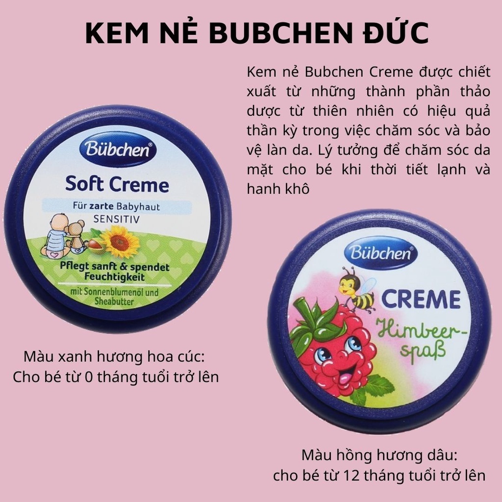 Kem nẻ Bubchen 20ml của Đức