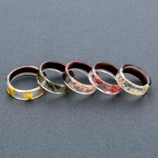 CHLOCH Nhẫn Gỗ Handmade Phối Mặt Hình Phong Cảnh Độc Đáo