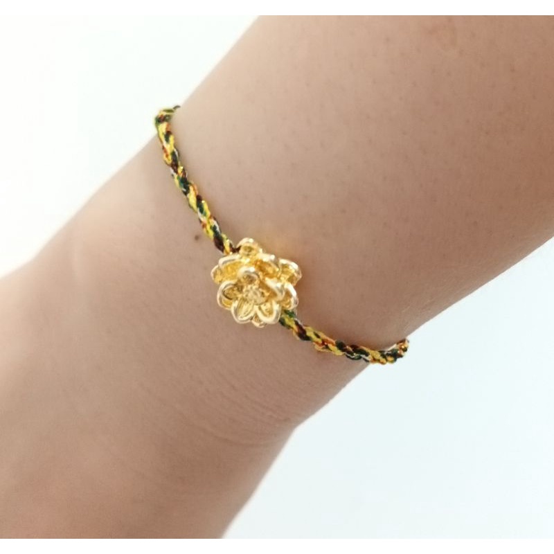 Vòng Tay  ngũ sắc Nepal bông sen Cao Cấp Mang Lại Vận May Và Hạnh Phúc
