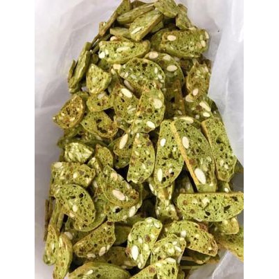 bánh ngũ cốc biscotti matcha - giá sỉ 100g / 250g / 500g