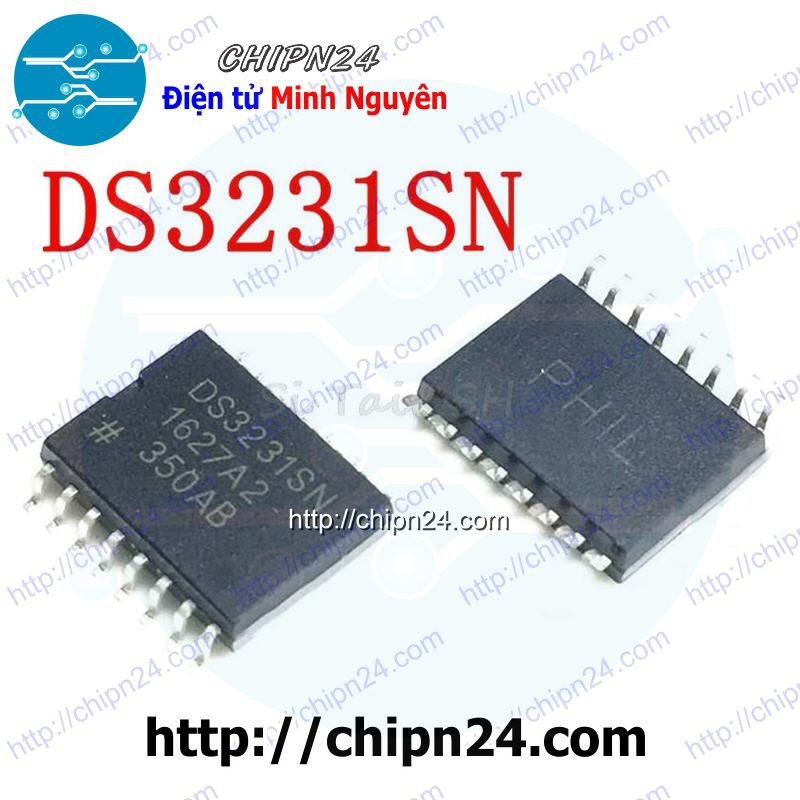 [1 CON] IC DS3231 SOP-16 (SMD Dán) (DS3231SN 3231 RTC Real Time Clock IC Thời gian thực)