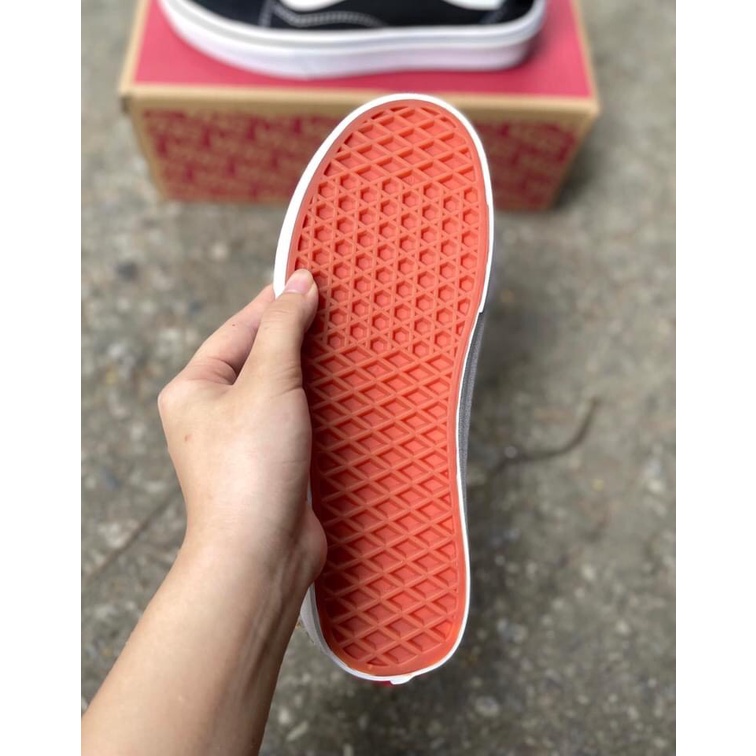 GIÀY THỂ THAO  vans đen sọc trắng nam nữ siêu hot hàng chuẩn giày  phun box bill