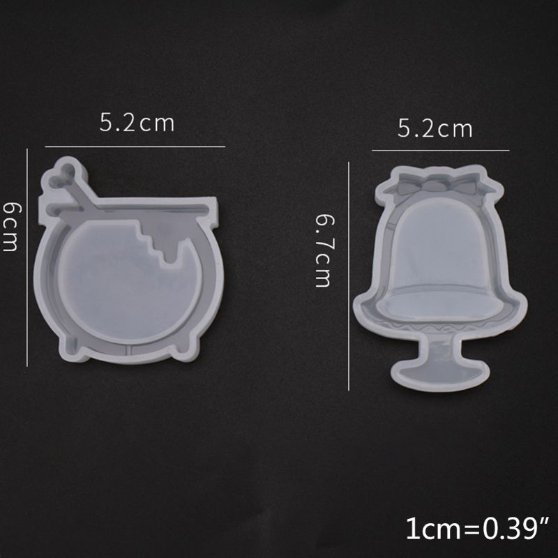 FLGO* Crystal Epoxy Resin Quicksand Mold Milk Tea Coke Perfume Bottle Silicone Mould