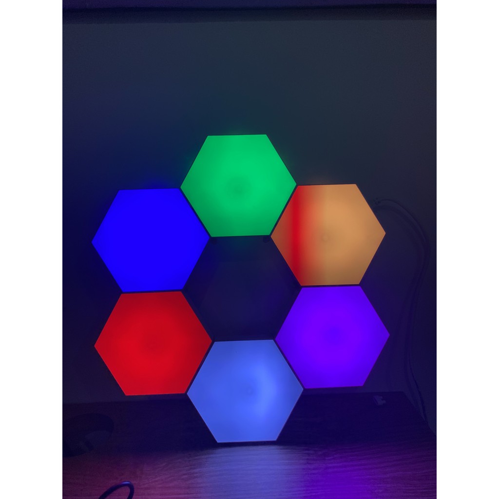 Đèn Lục Giác - Đèn Trang Trí Phòng Game - Đèn Led - Hàng Cao Cấp