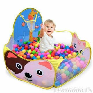 Combo bóng và Lều bóng con hươu cho bé