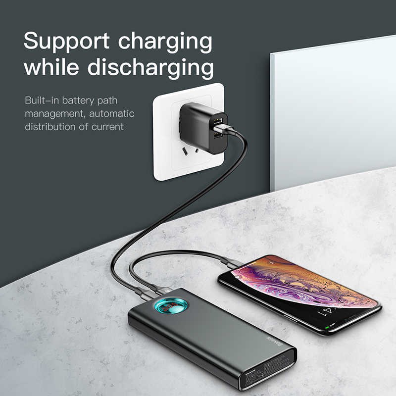 Pin dự phòng sạc nhanh 18W Baseus Amblight PD/QC3.0 Quick charge 20000mAh cho Smartphone / Tablet