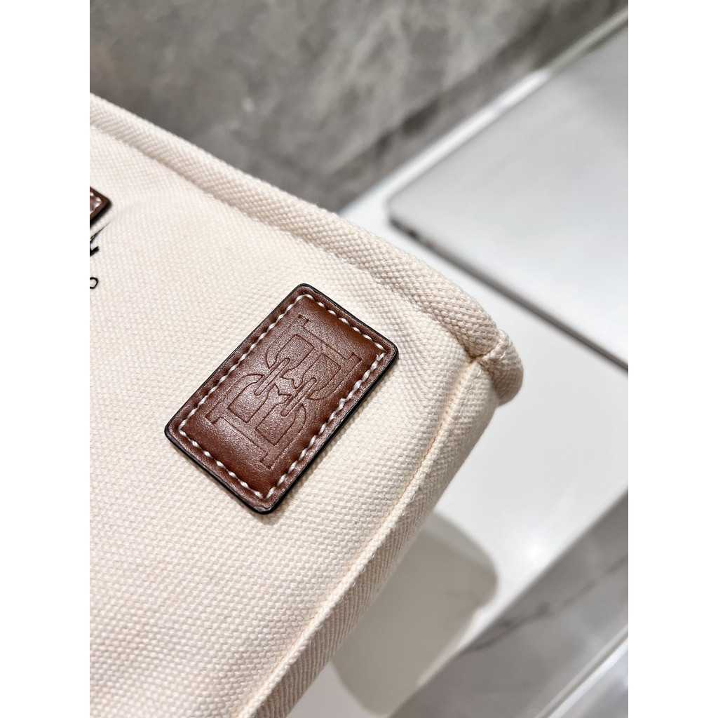 Túi Tote Mini Bằng Vải Pha Lê Tự Nhiên BALLY XS