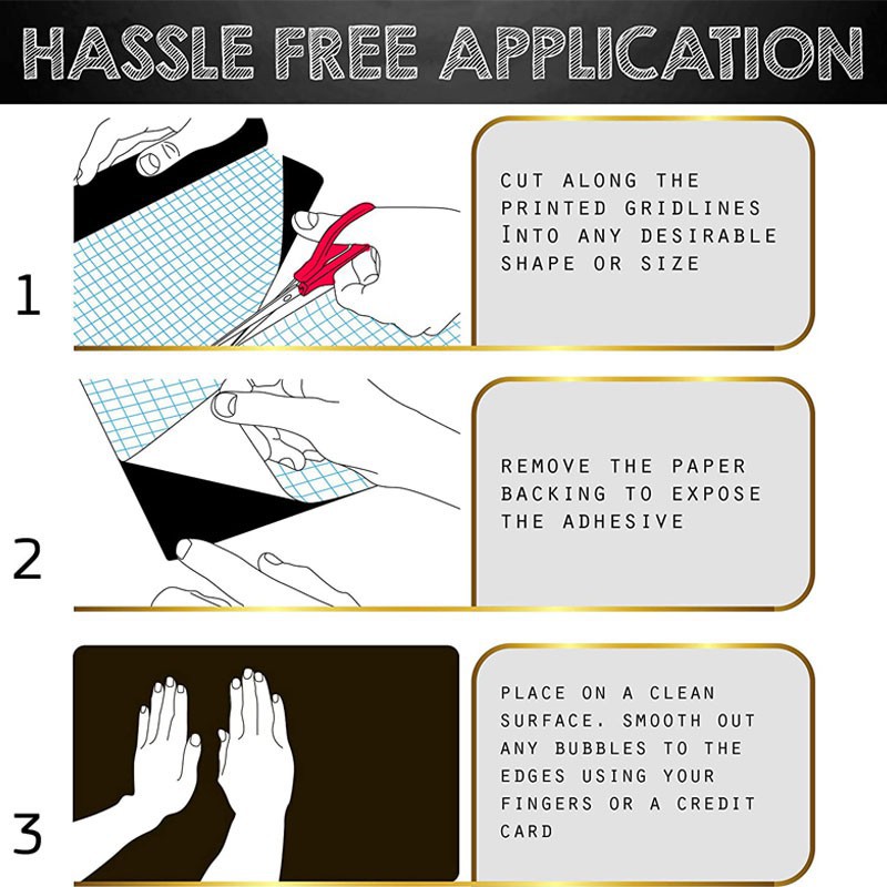 Giấy Dán Tường Dạng Bảng Đen Viết Phấn Tiện Dụng | BigBuy360 - bigbuy360.vn