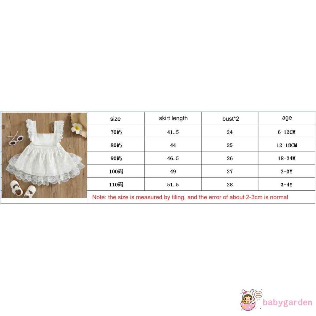 Đầm vải tuyn cổ vuông màu trơn phối ren thời trang cho bé gái 0-3 tuổi