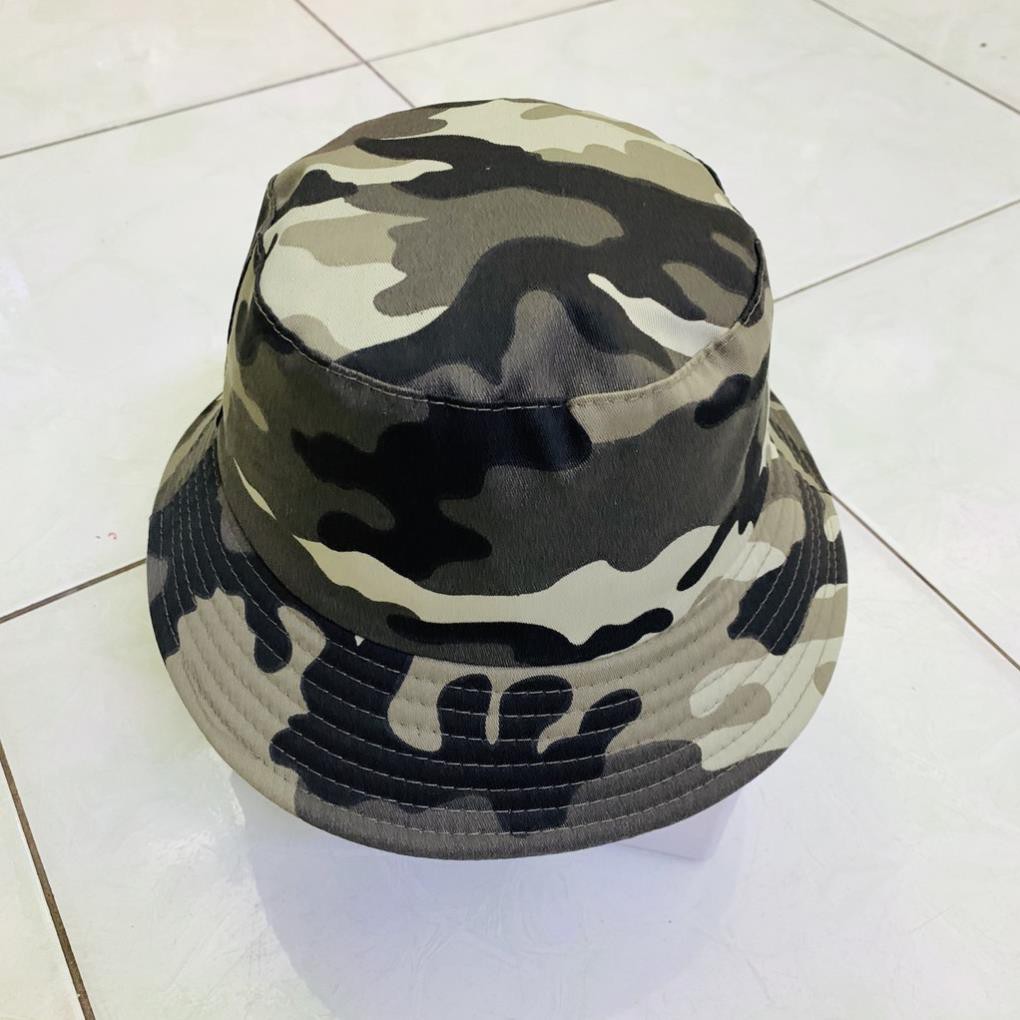 Nón Bucket Lính Camo Nam Nữ Nón Tai Bèo Vải Kaki Mịn Form Chuẩn Đẹp, Mũ Tai Bèo Lính Cá Tính xịn