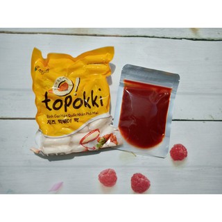 500G TOKPOKKI NHÂN PHÔ MAI KÈM 100G SỐT TƯƠNG ỚT HÀN QUỐC