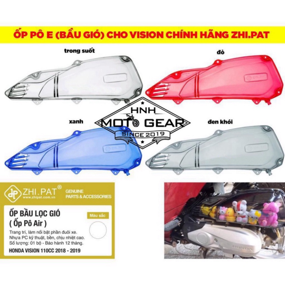 Ốp Pô Air ( Bầu Gió ) Cho Vision 2015 - 2019 Zhipat Chính Hãng